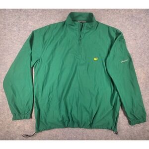 Masters Collection Augusta National Green 1/4 Zip Golf Wind Pullover Jacket XL